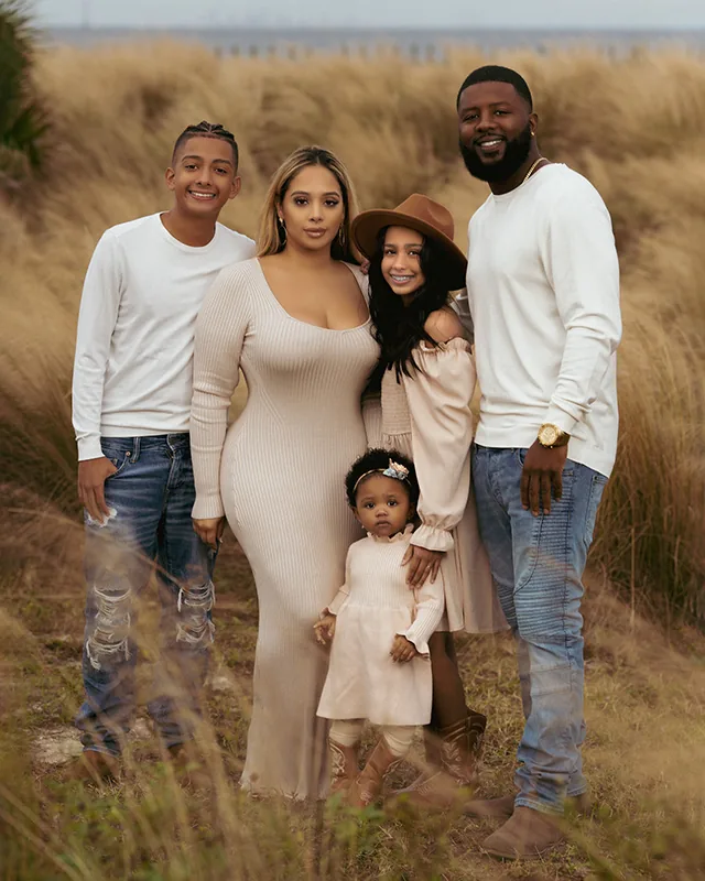 Apollo Beach Tampa family photography session at golden hour