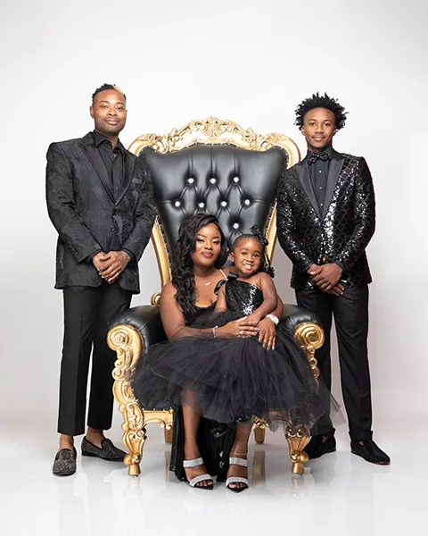 Black family photographer in Tampa FL